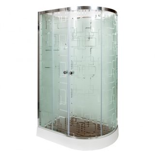 Душевая кабина Deto ЕМ1511 L  N с гидромассажем (гм.) 110х80х208 см